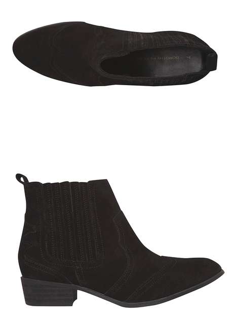 Black 'Nakita' Western Boots